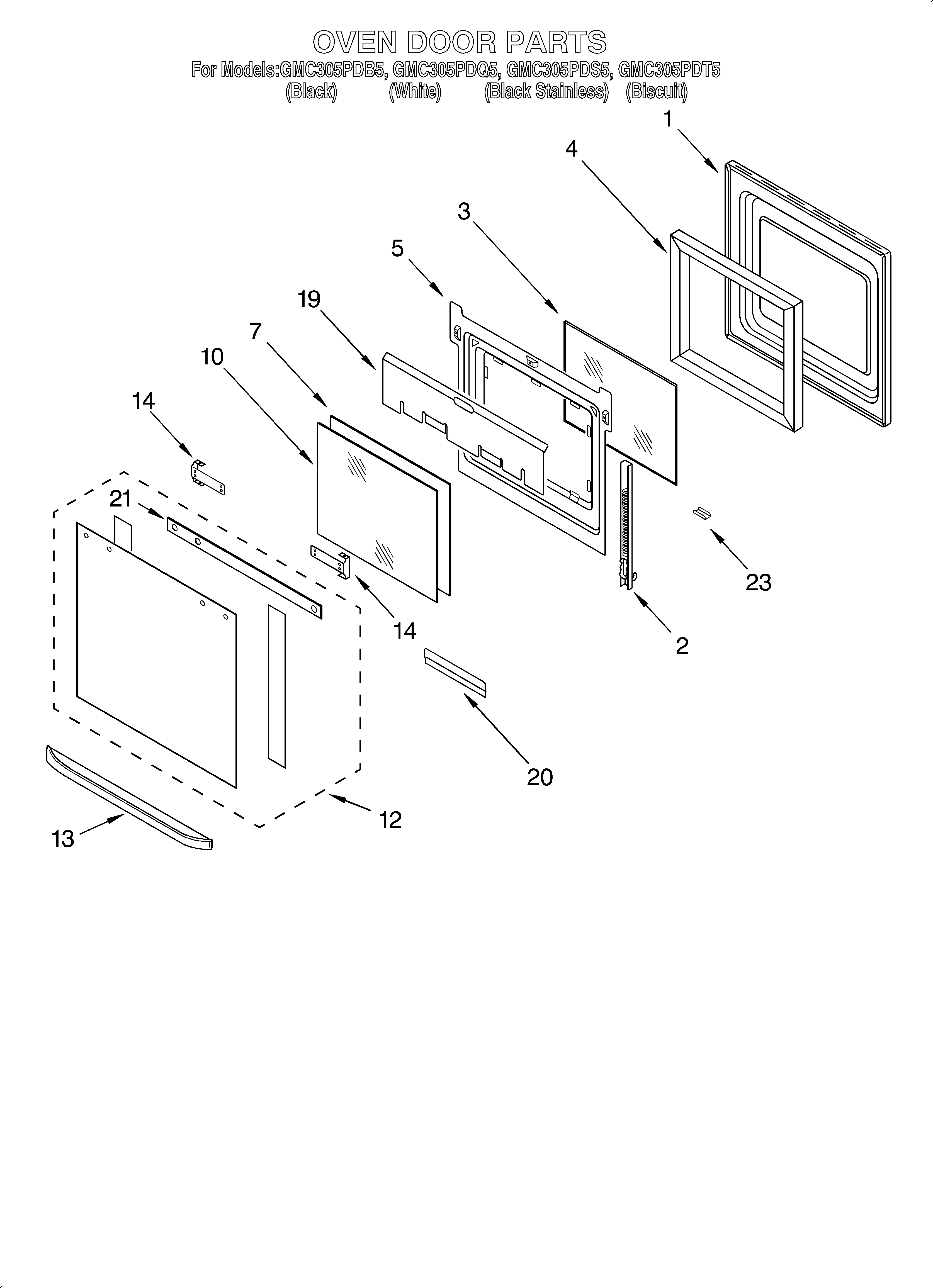 Oven door