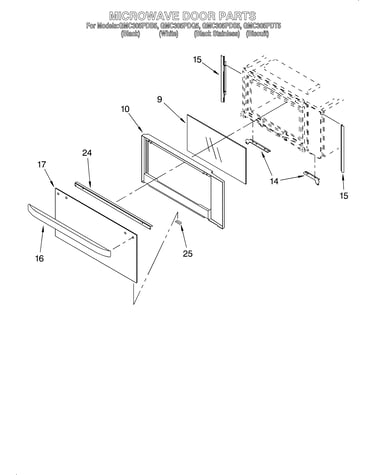 Microwave door