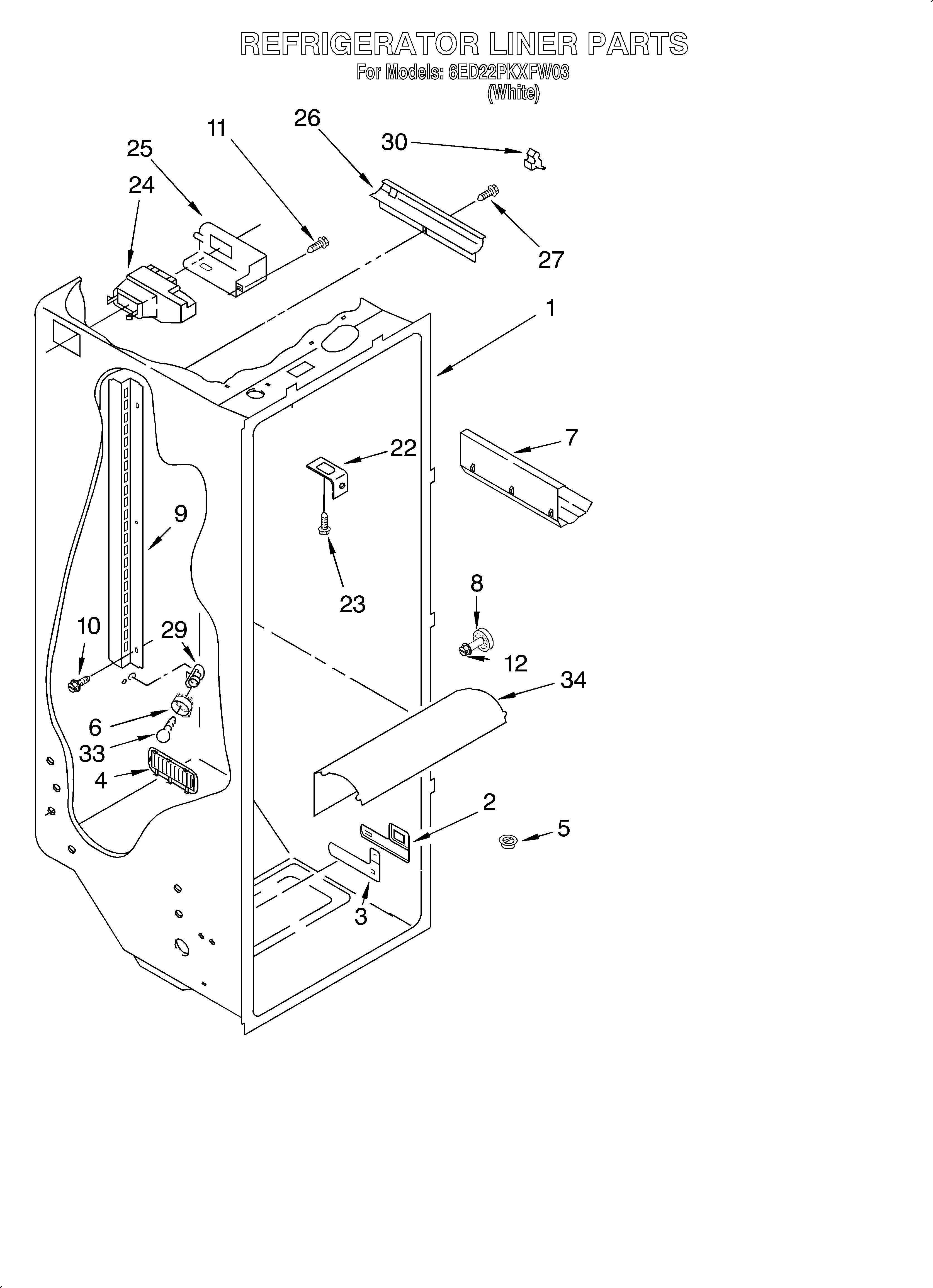 Refrigerator liner