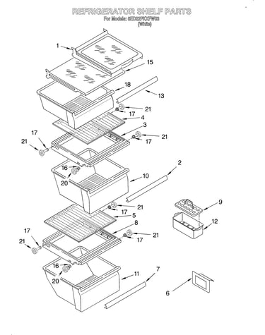 Refrigerator shelf