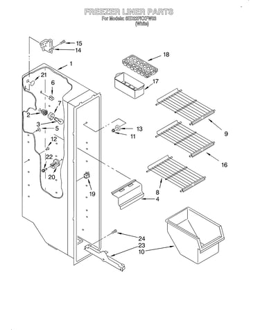 Freezer liner