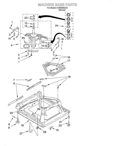 Machine base