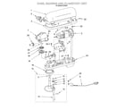 KitchenAid KD2661 case, gearing and planetary unit diagram