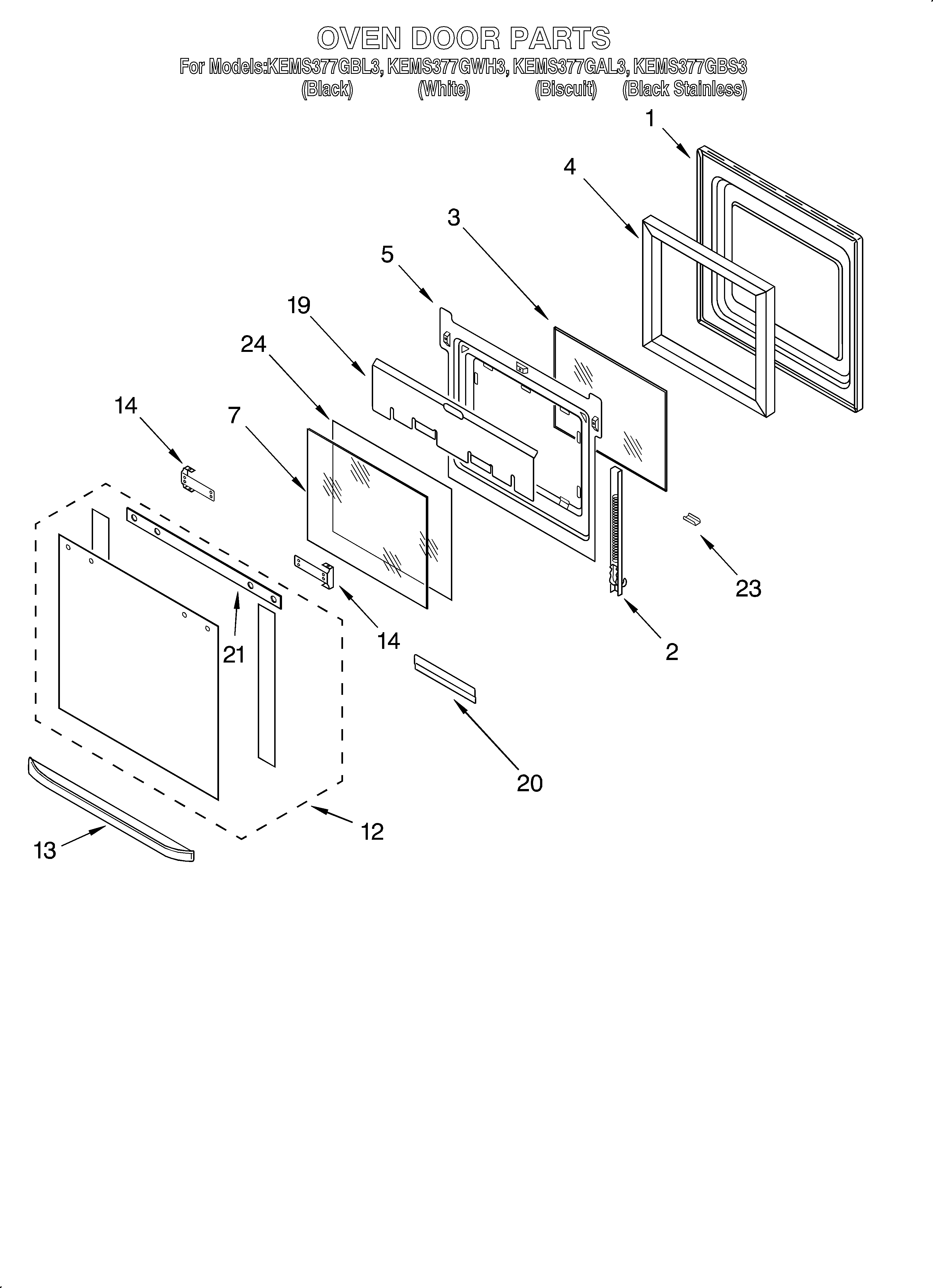 Oven door