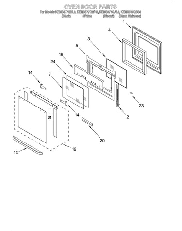 Oven door