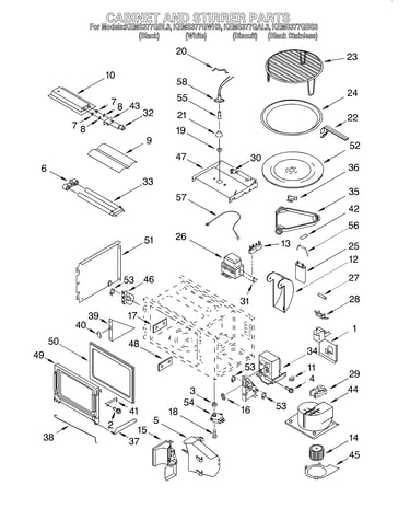 Cabinet and stirrer