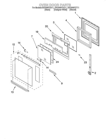 Oven door