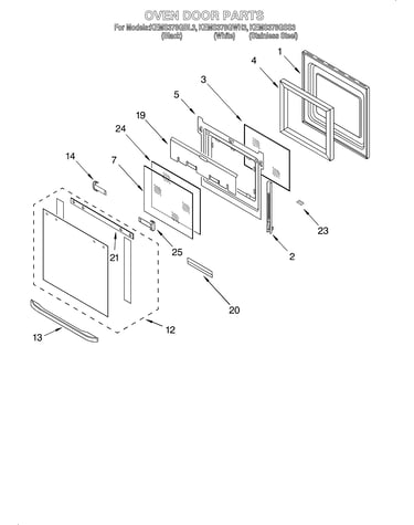 Oven door