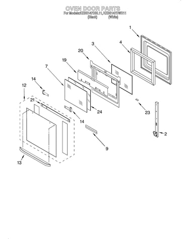 Oven door