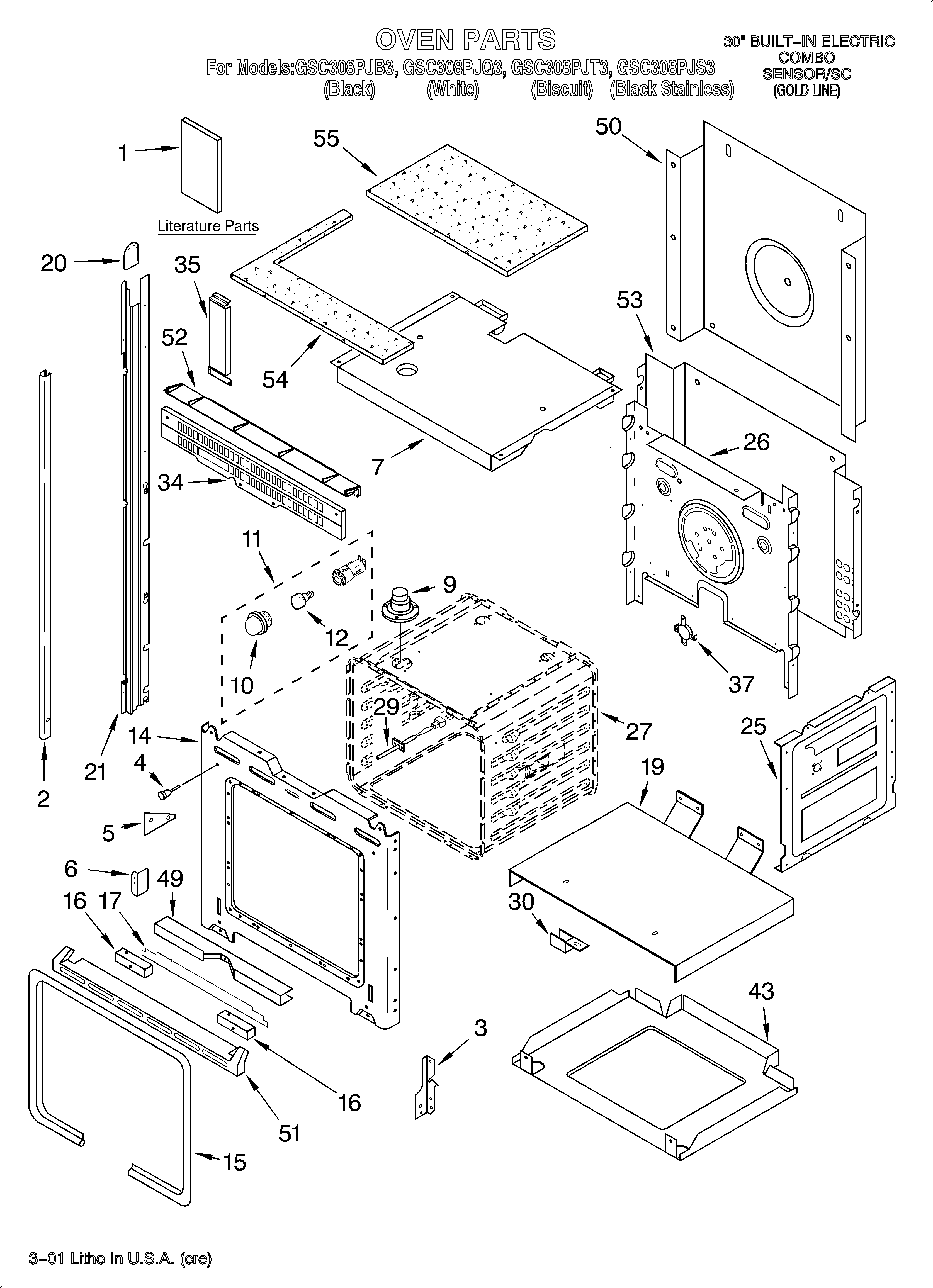 Oven/literature