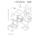 Whirlpool RBD245PDT11 lower oven/literature diagram