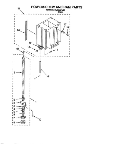 Powerscrew and ram