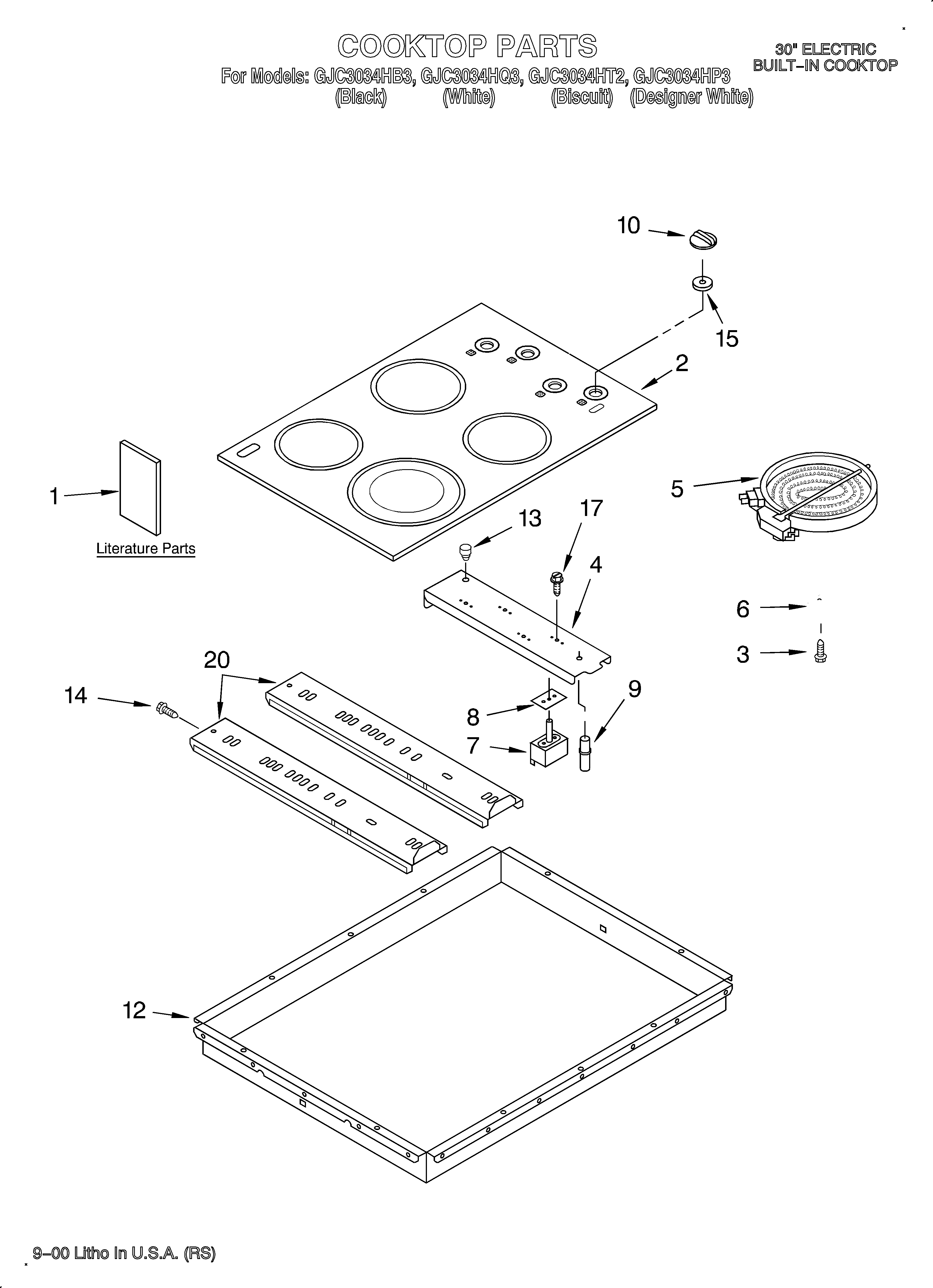 Cooktop/literature