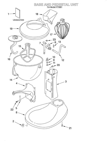 Base and pedestal unit/literature