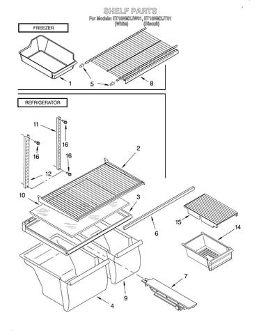 Shelf/optional