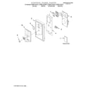 KitchenAid KHMS147HWH1 control panel/literature diagram