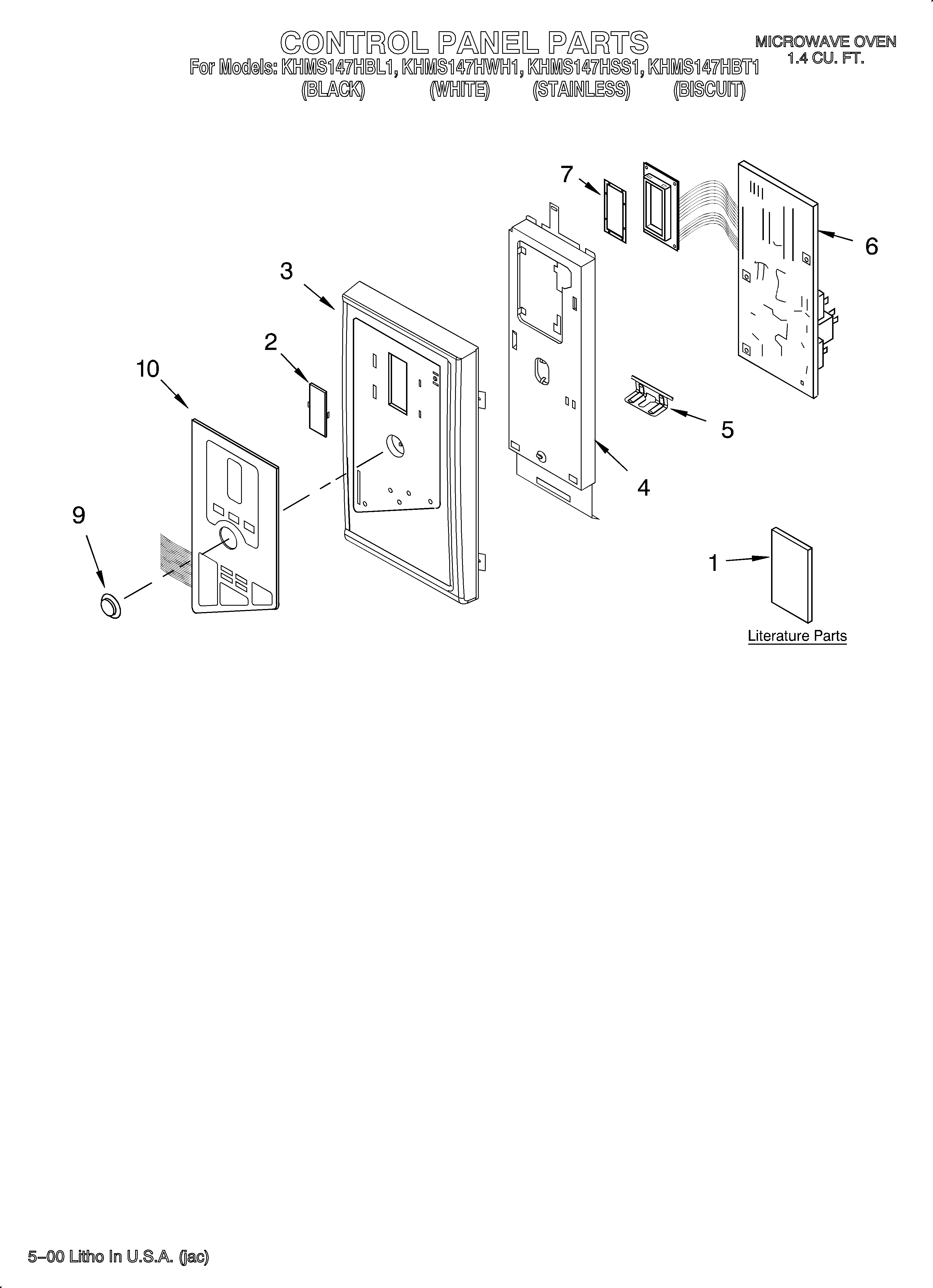 Control panel/literature