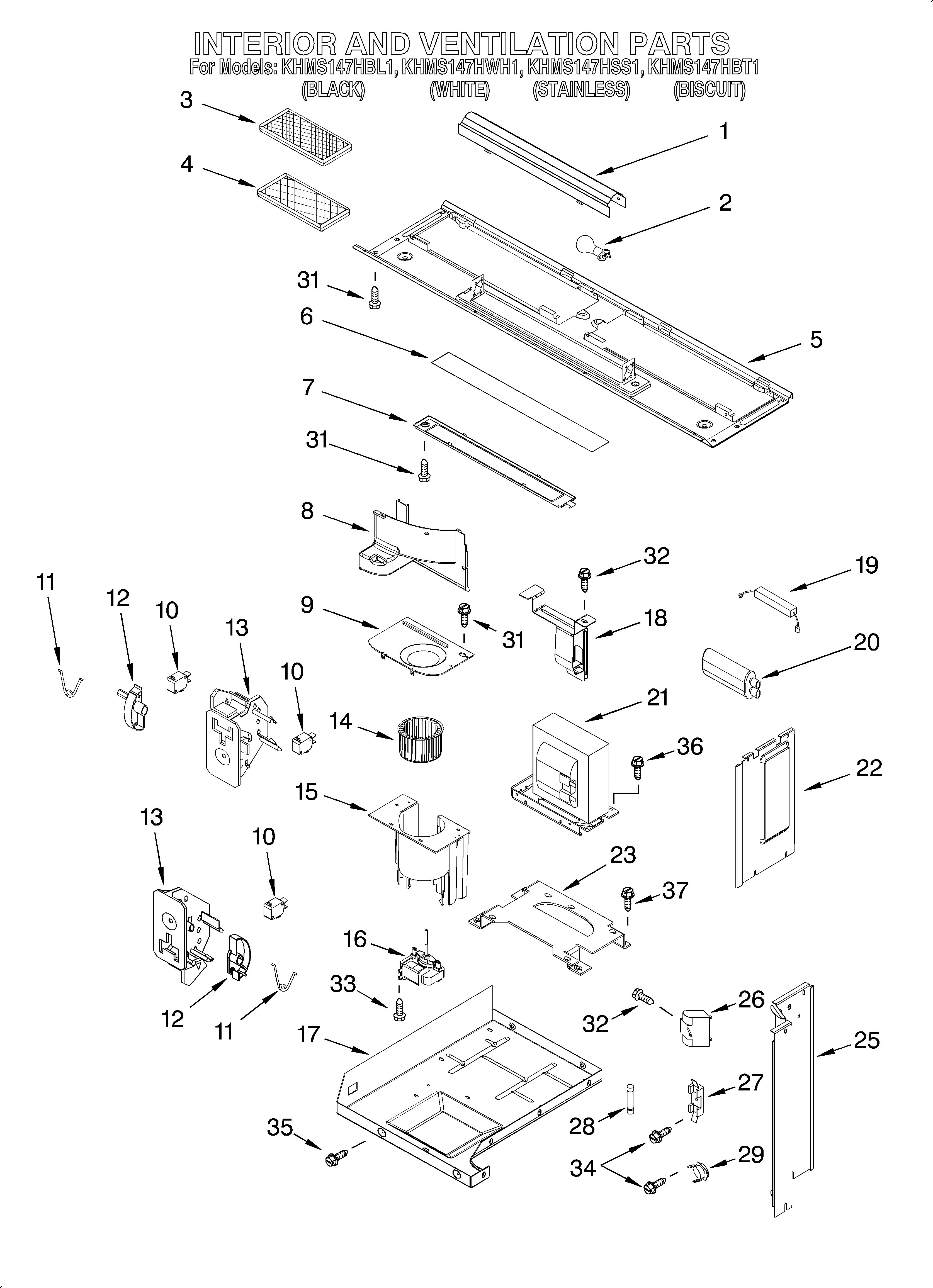 Interior and ventilation