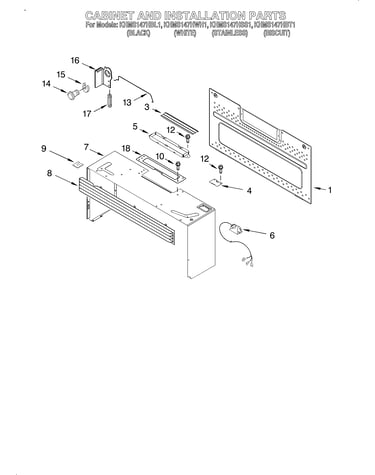 Cabinet and installation