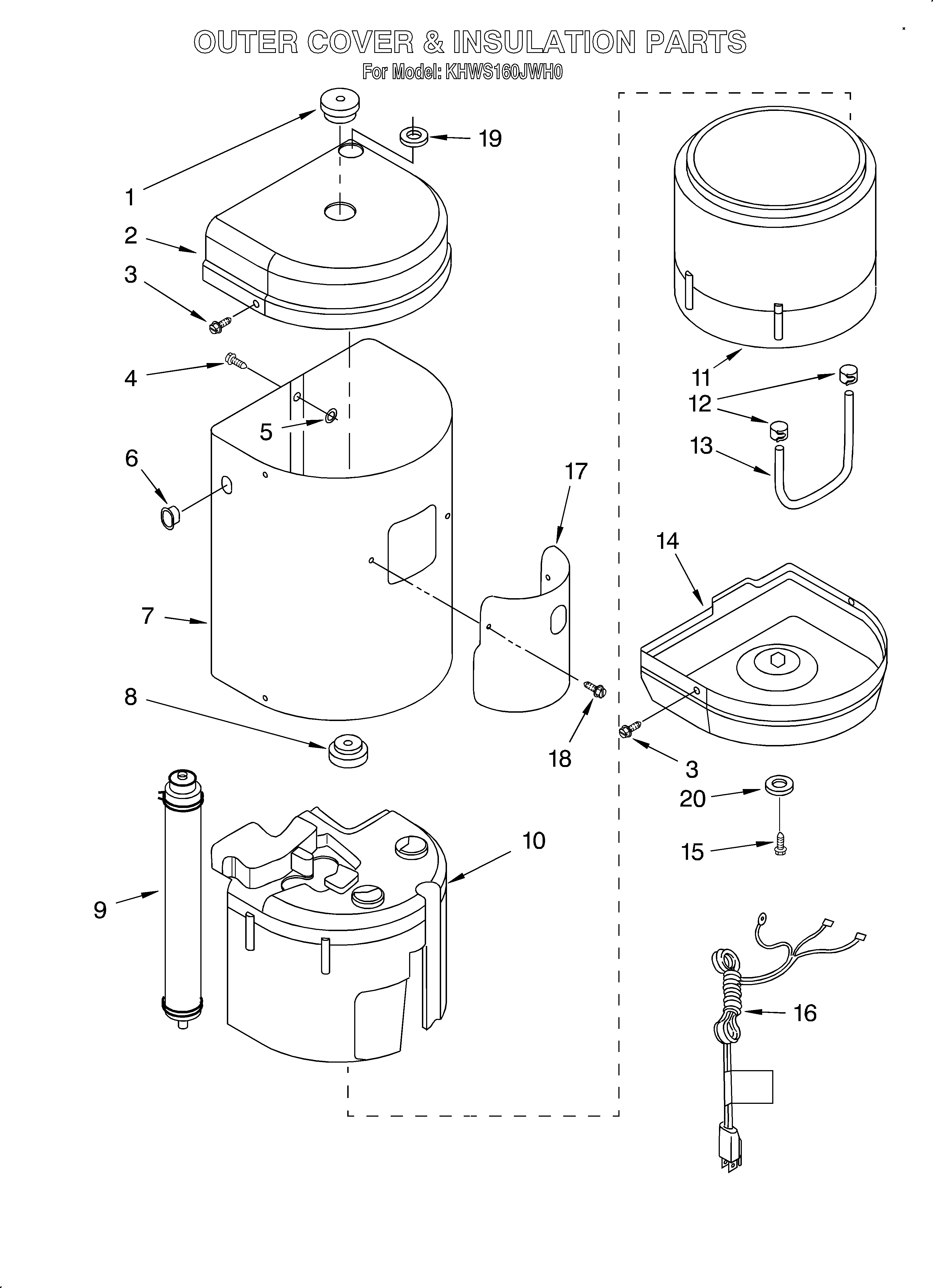 OUTER COVER AND INSULATION/LITERATURE