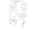 KitchenAid KHWS160JAL0 outer cover and insulation/literature diagram
