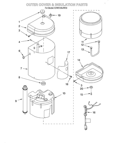 Outer cover and insulation/literature