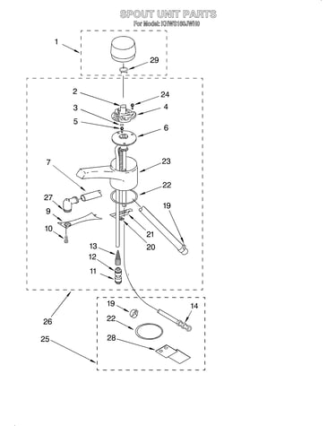Spout unit