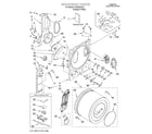 Whirlpool LER3622HQ1 bulkhead/literature diagram
