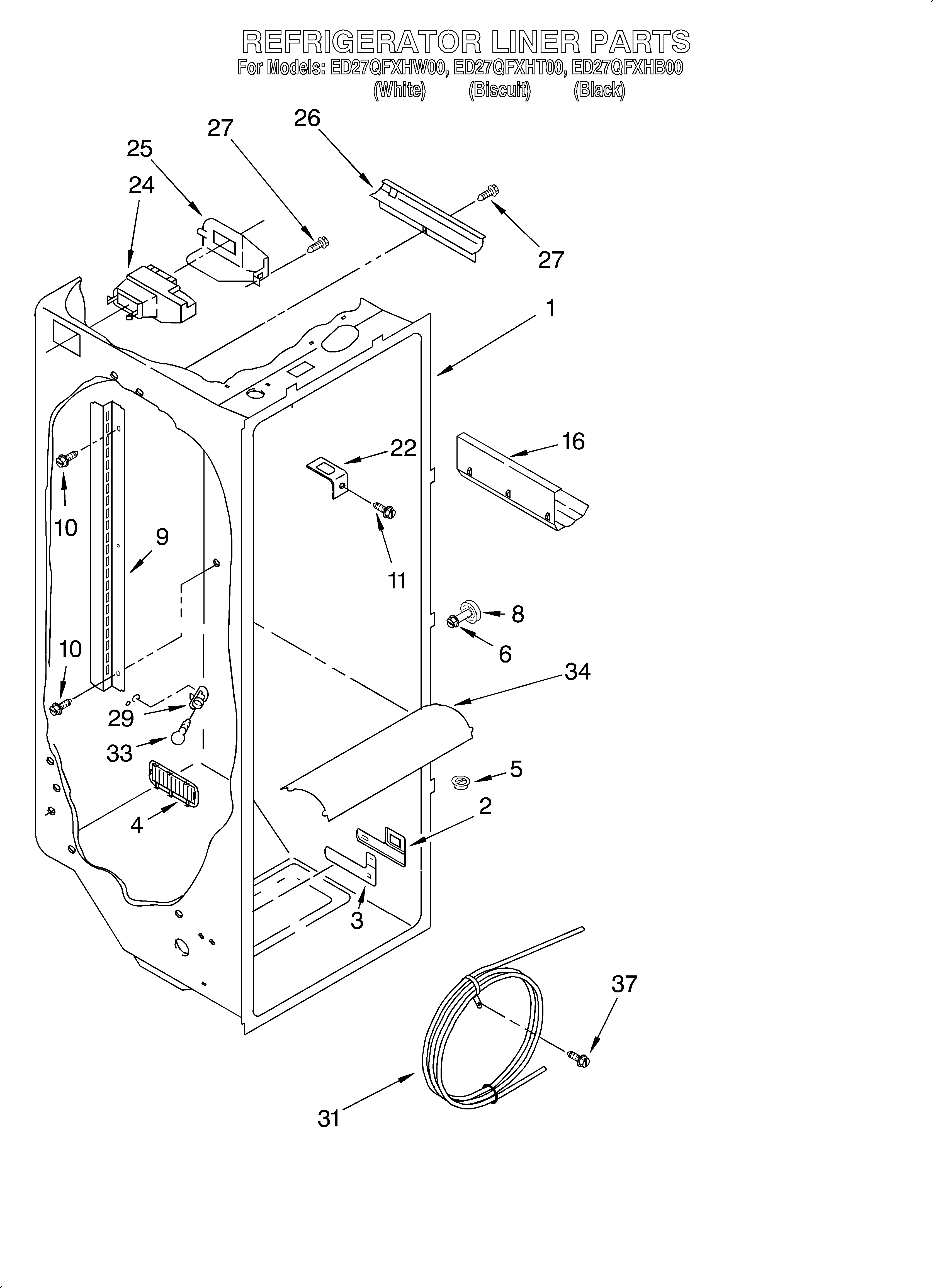 Refrigerator liner