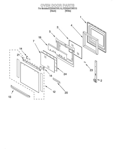 Oven door