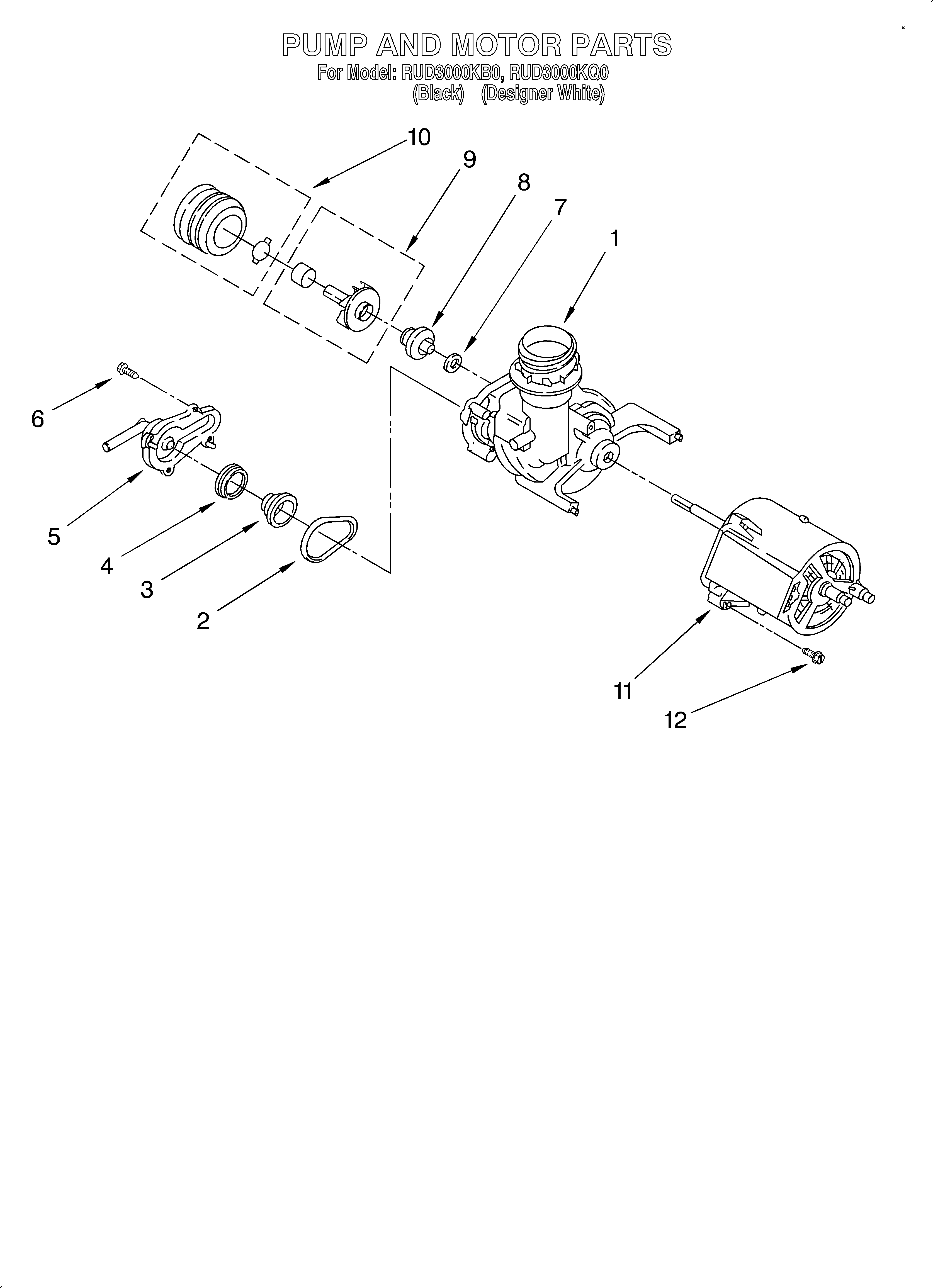 Pump and motor