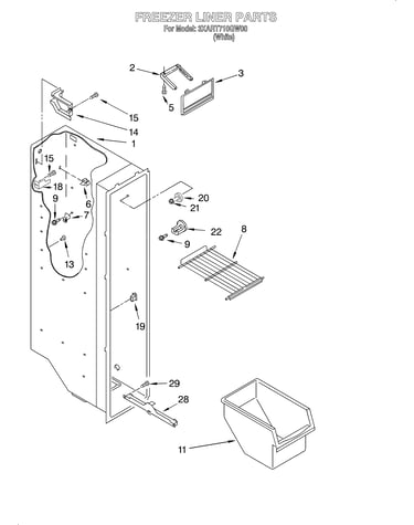 Freezer liner
