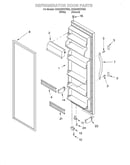 Refrigerator door