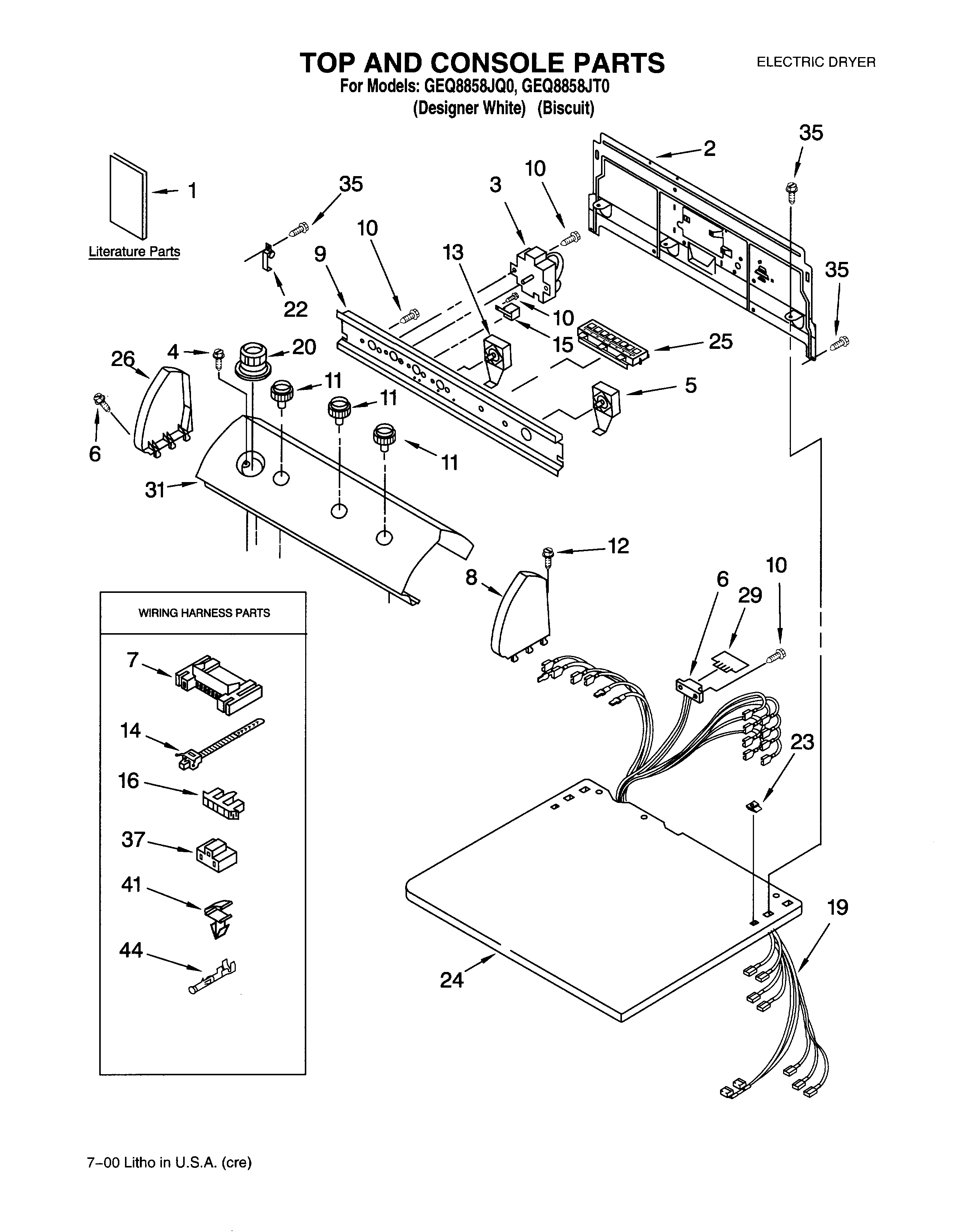 TOP AND CONSOLE/LITERATURE