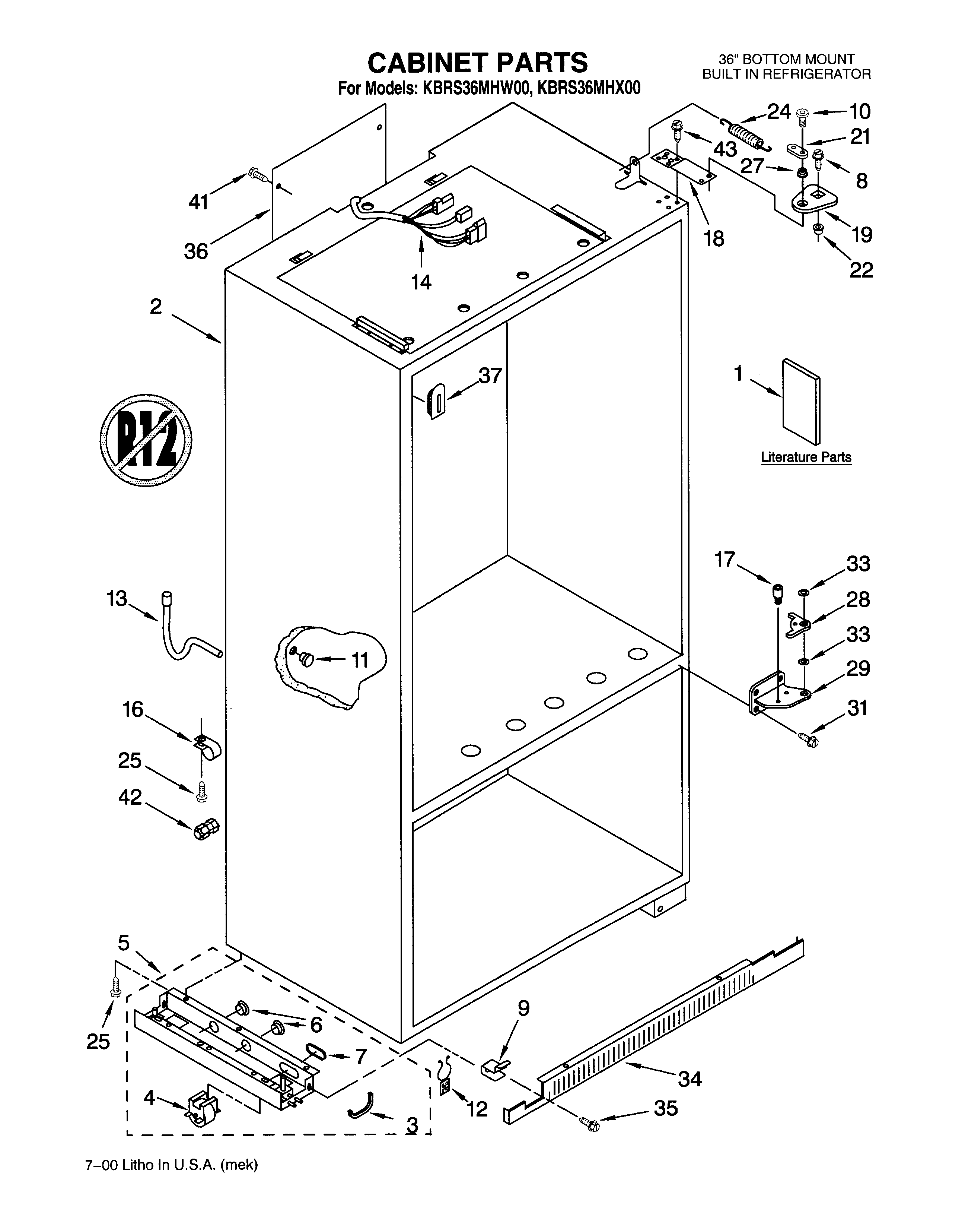 CABINET/LITERATURE