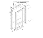 KitchenAid KBRS36MHX00 cabinet and breaker trim diagram