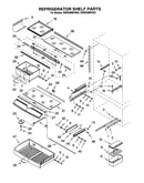 Refrigerator shelf
