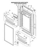 Refrigerator door