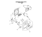 Whirlpool SS22AEXHW00 dispenser front diagram