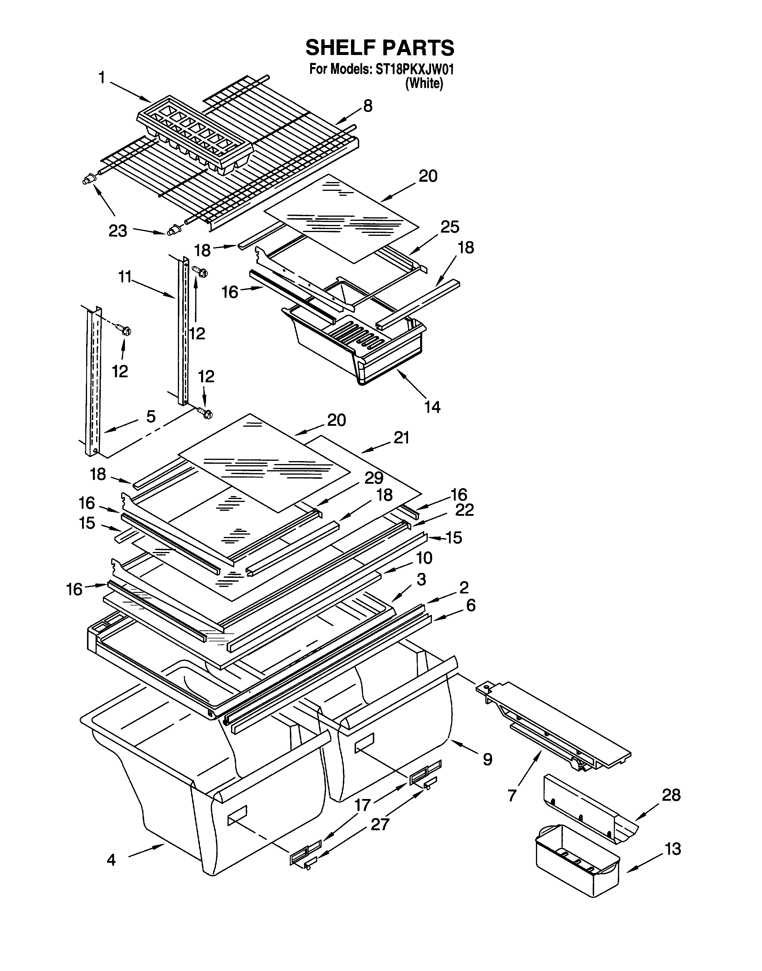 Shelf/optional