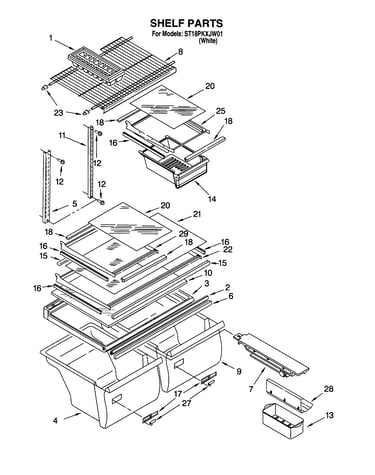 Shelf/optional