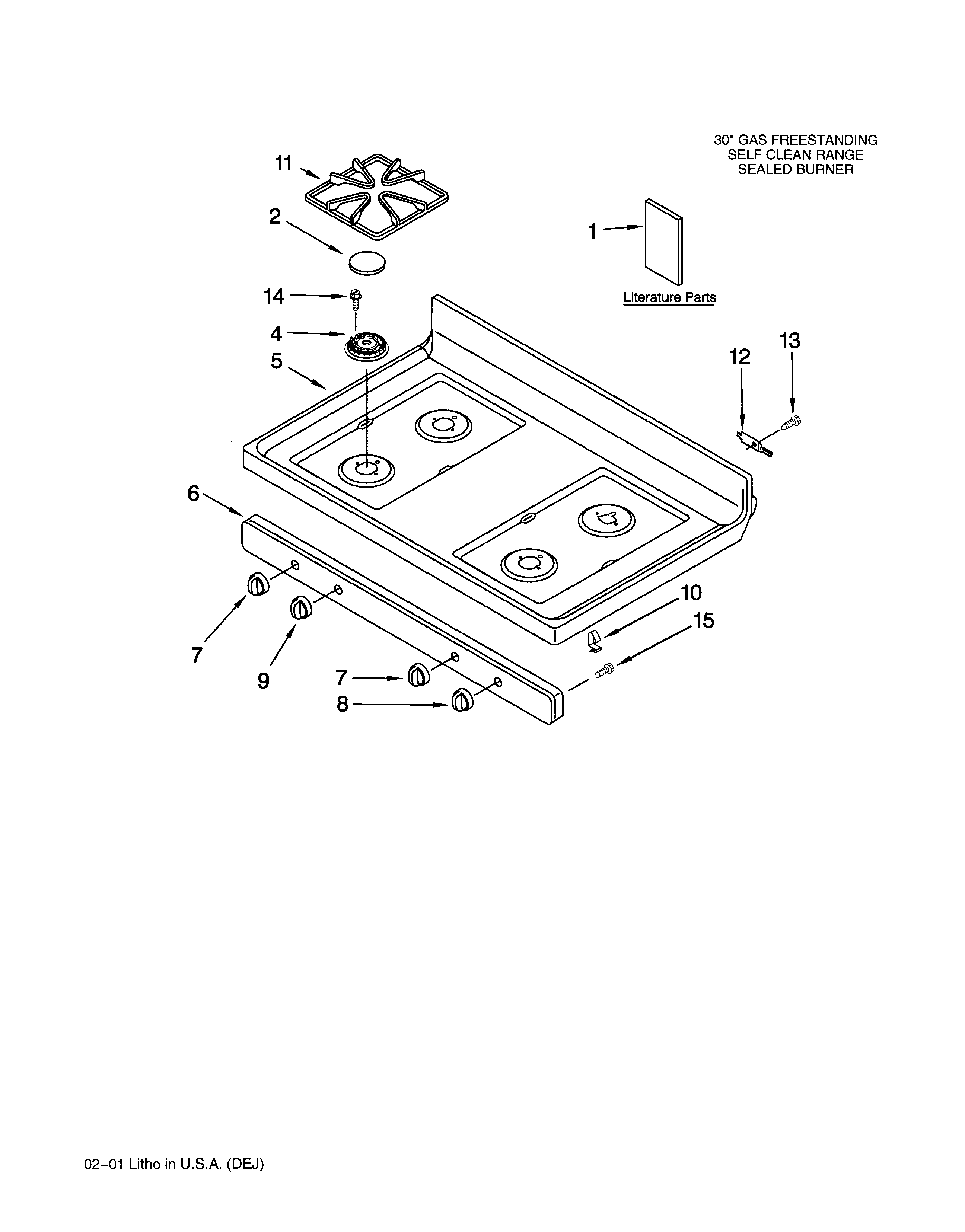 Cooktop/literature
