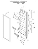 Refrigerator door