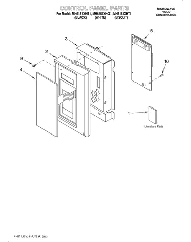 Control panel/literature