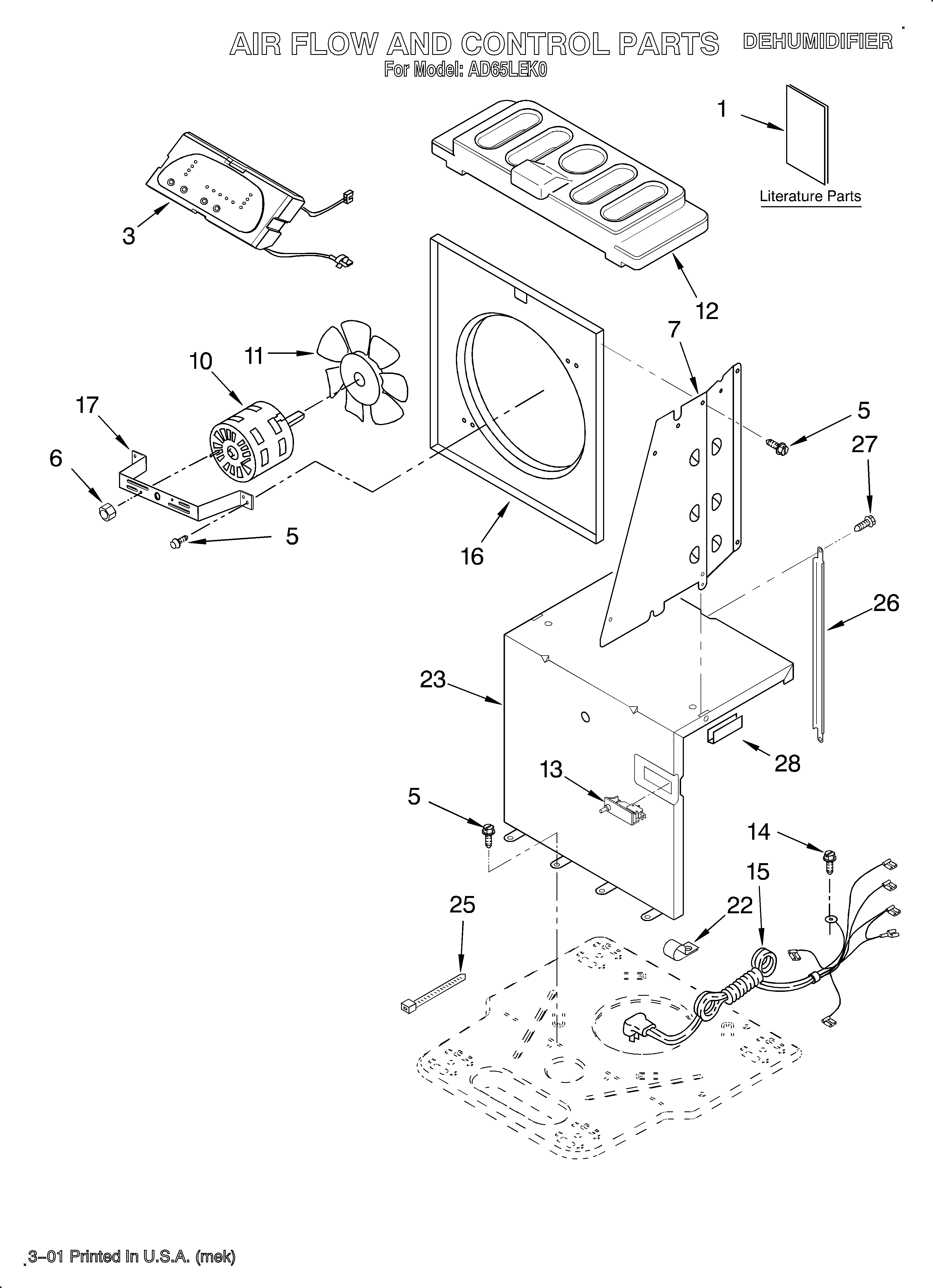 AIR FLOW AND CONTROL PARTS/LITERATURE