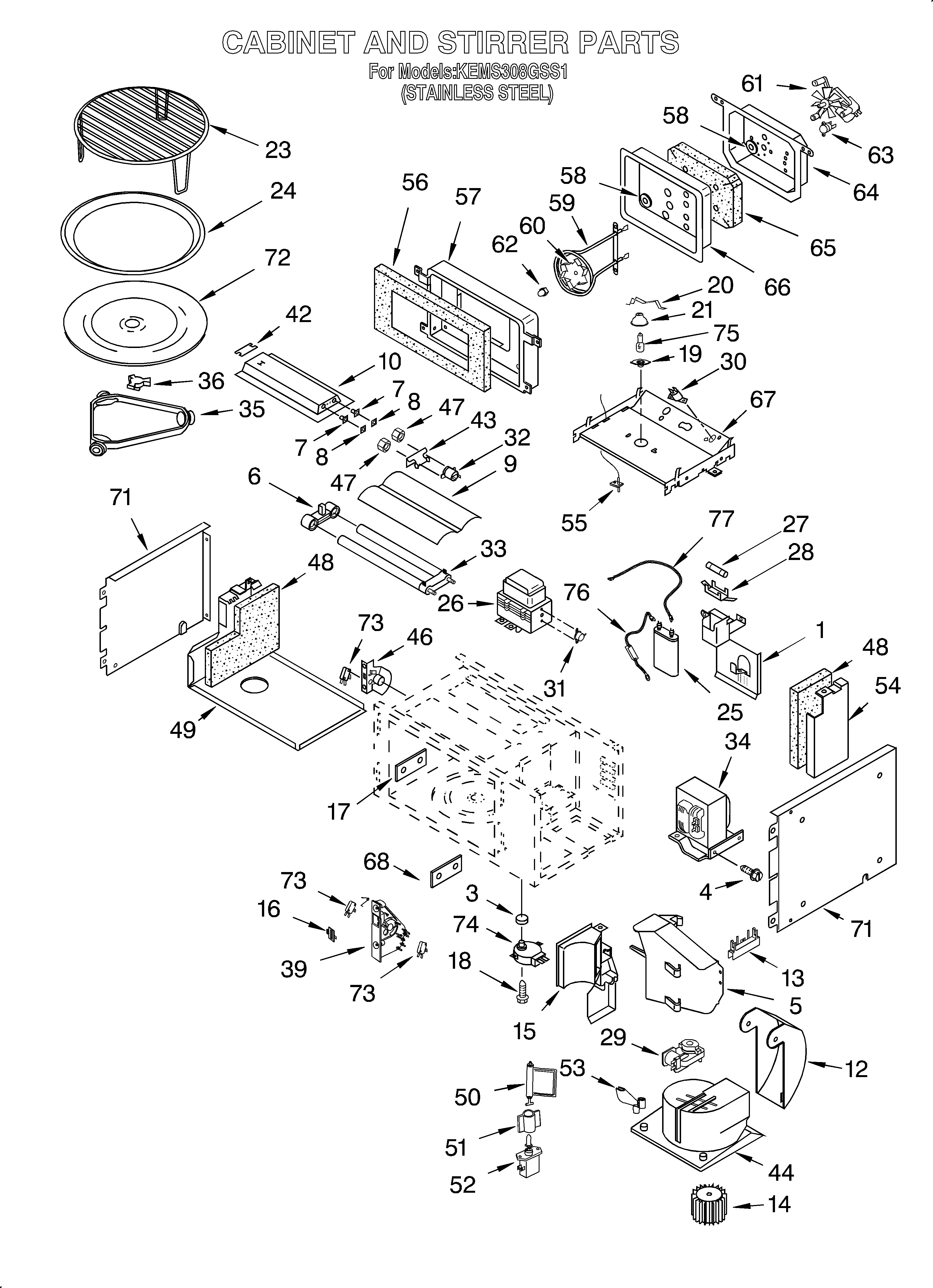 CABINET AND STIRRER