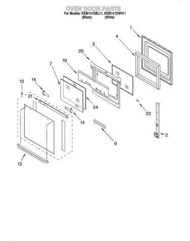 Oven door