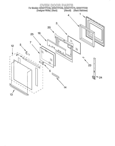 Oven door