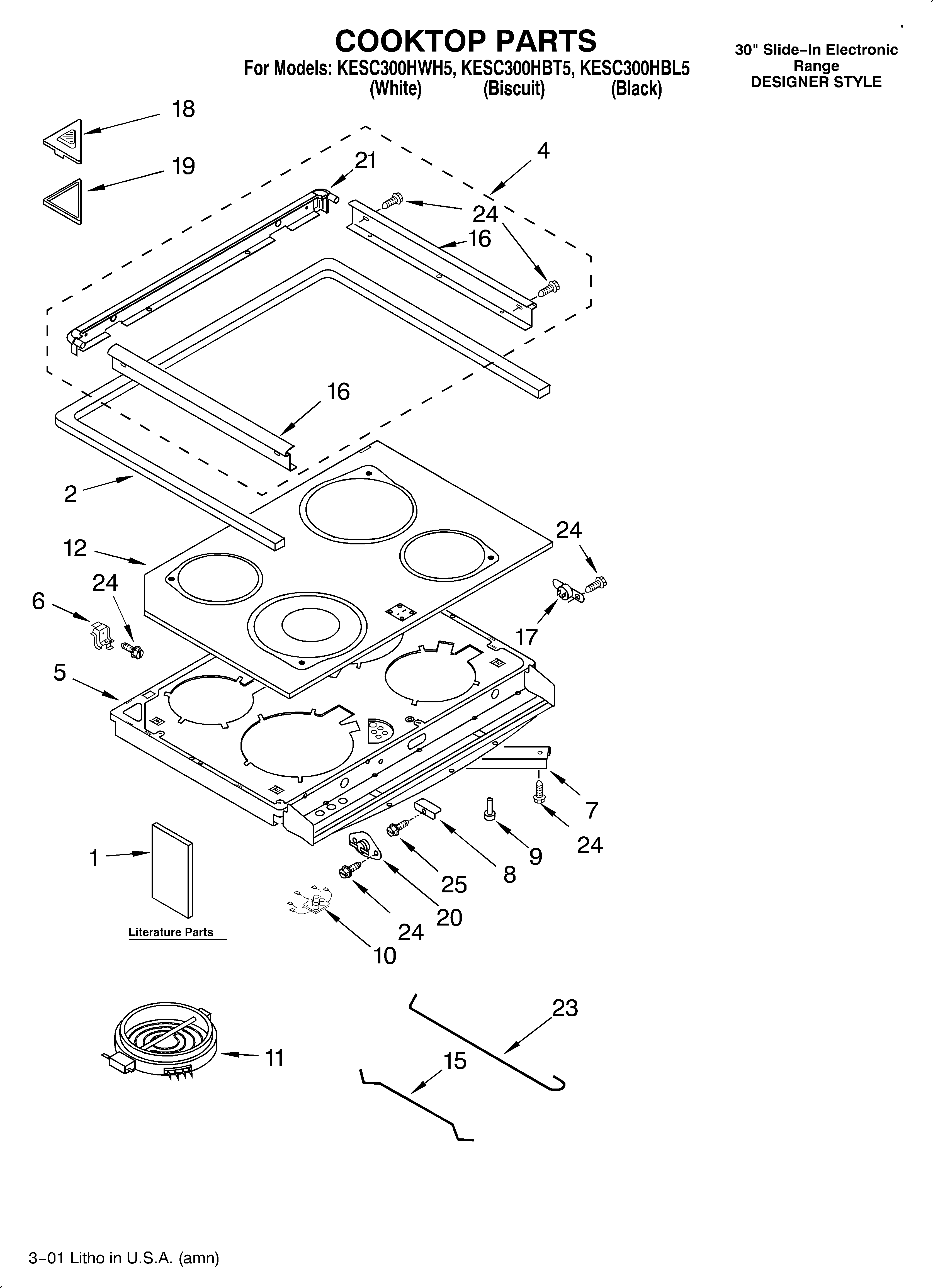 COOKTOP/LITERATURE