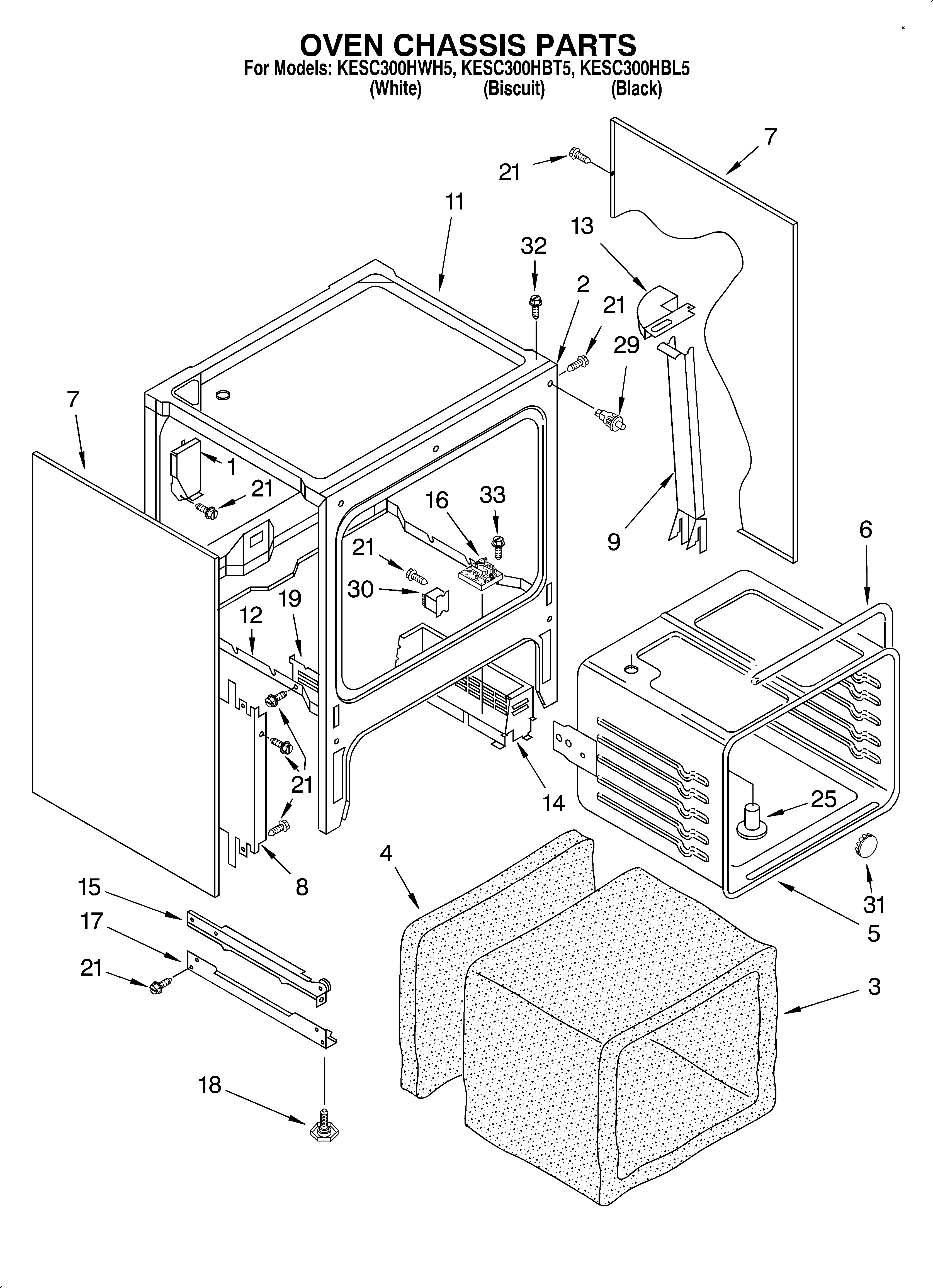 Oven chassis